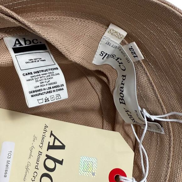 Abc. Advisory Board Crystals Bucket Hat One Size Tan NEW - Picture 7 of 7